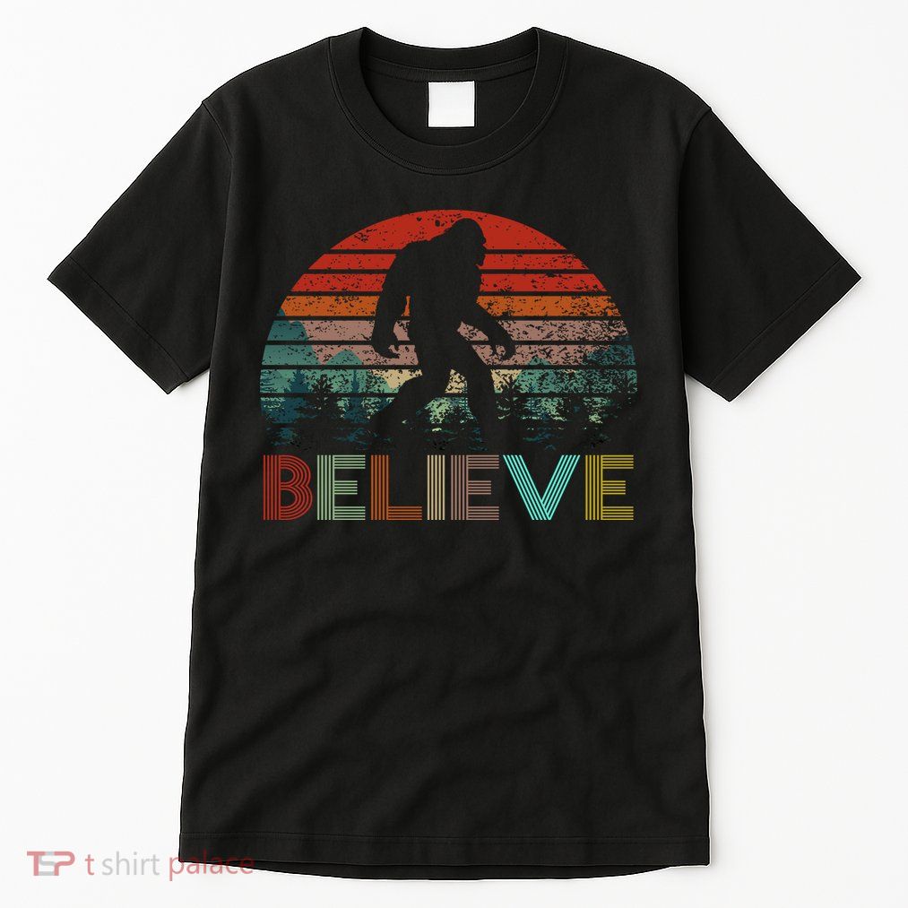 Believe Bigfoot Tall T-Shirt
