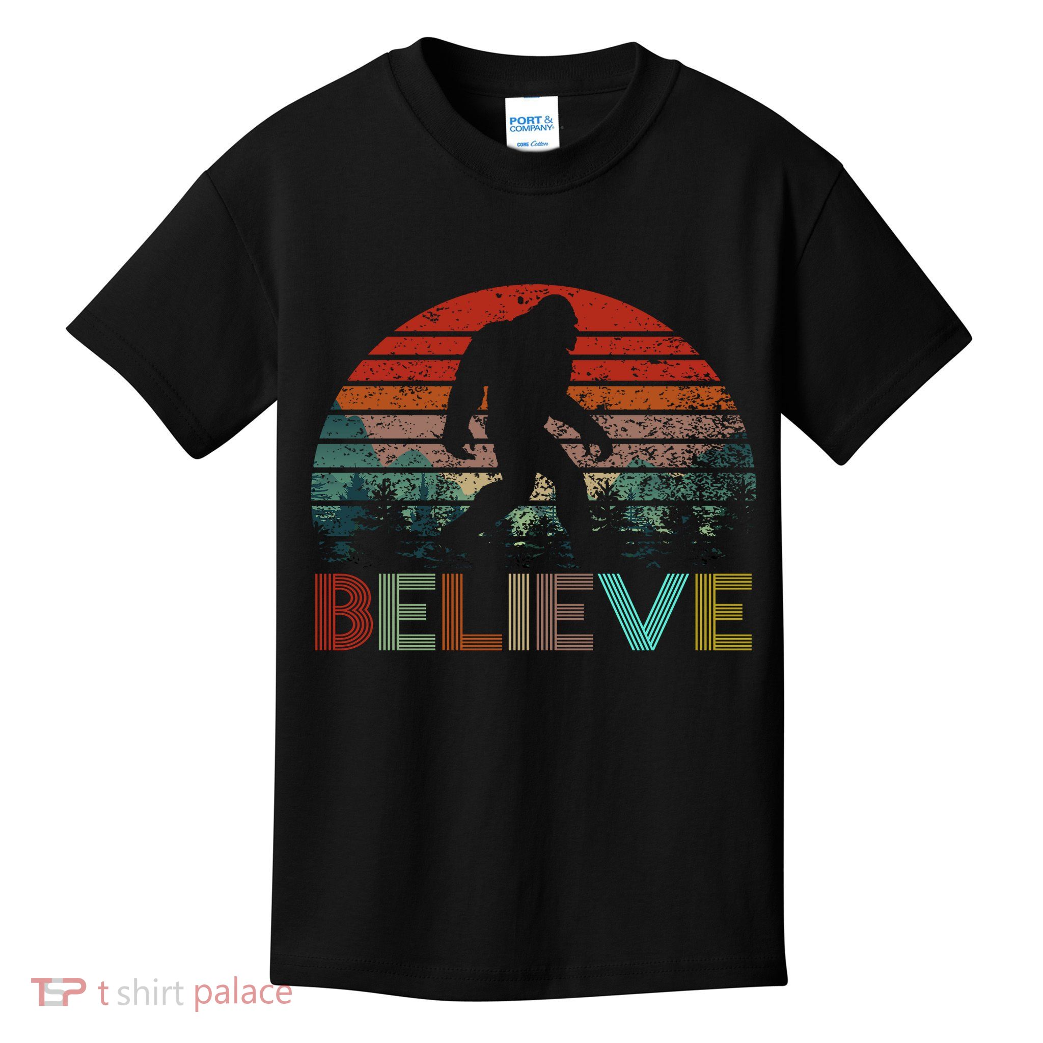 Believe Bigfoot Kids T-Shirt