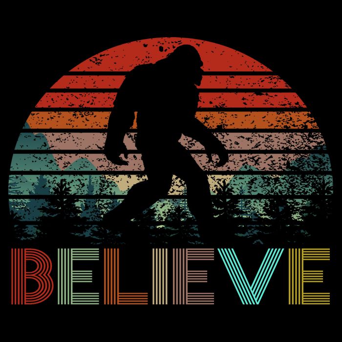 Believe Bigfoot Kids T-Shirt