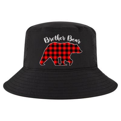 BROTHER BEAR Buffalo Plaid Red Funny Christmas Pajama Family Cool Comfort Performance Bucket Hat