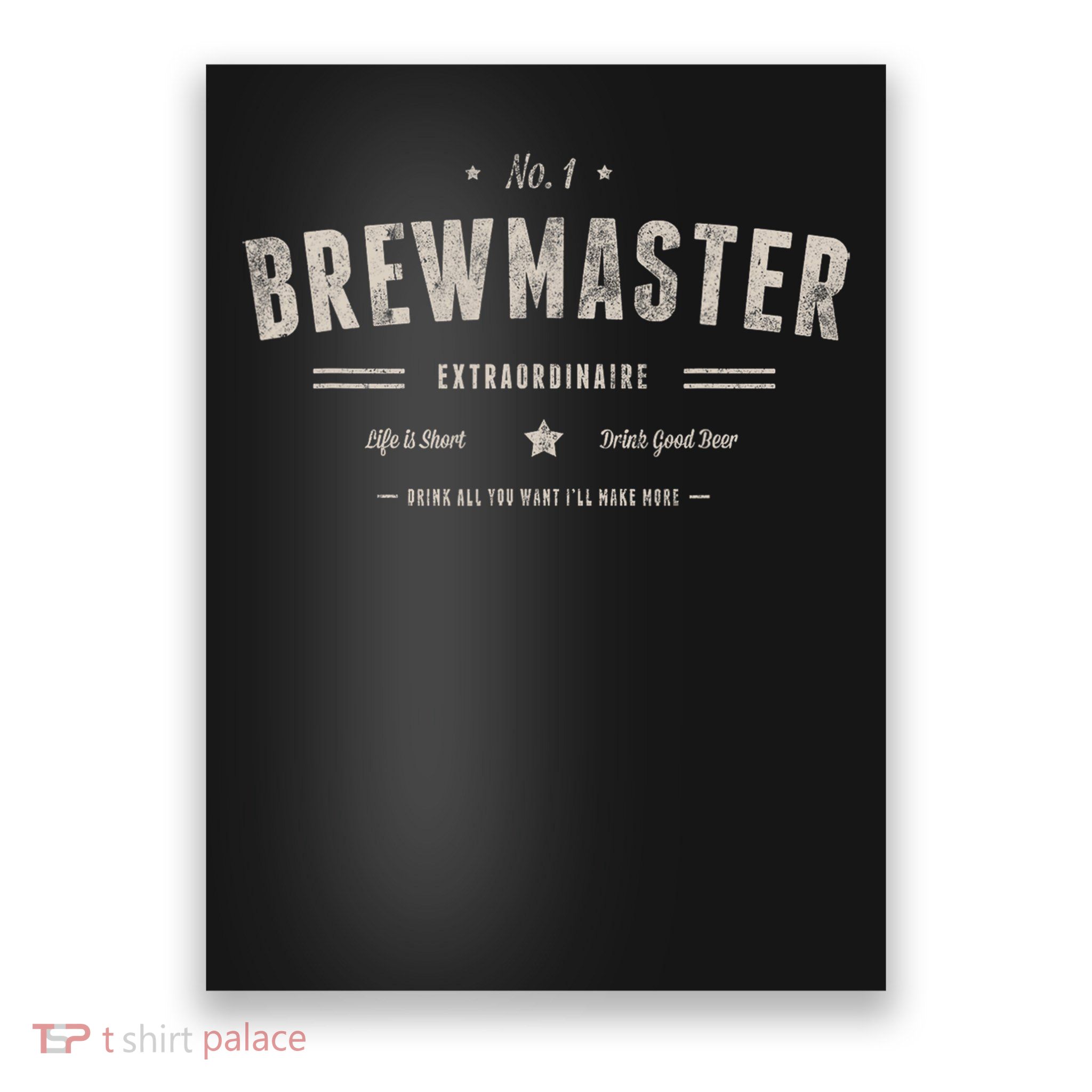 Brewmaster Brewery Beer Brewing Gift Poster
