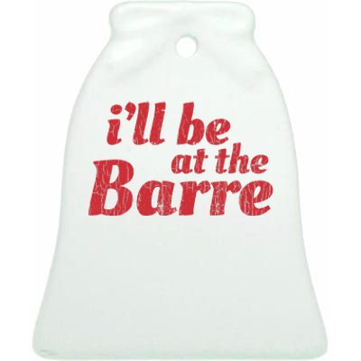 Barre Ballet Ballet Dancer Funny Gift Ceramic Bell Ornament