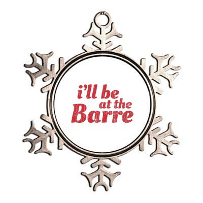 Barre Ballet Ballet Dancer Funny Gift Metallic Star Ornament