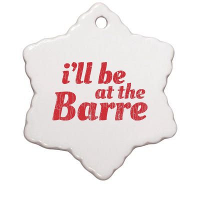 Barre Ballet Ballet Dancer Funny Gift Ceramic Star Ornament