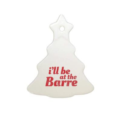 Barre Ballet Ballet Dancer Funny Gift Ceramic Tree Ornament