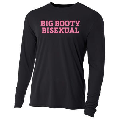 Big Booty Bisexual Funny L.G.B.T.Q Pride Month Cooling Performance Long Sleeve Crew