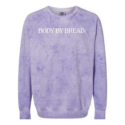 Body By Bread Script Colorblast Crewneck Sweatshirt