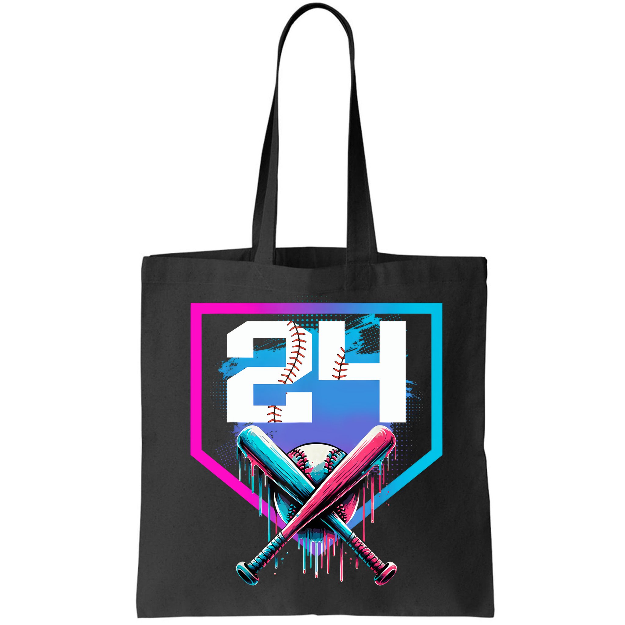 Baseball Birthday Boy Drip 24th Player 24 Years Old Boy  Bag