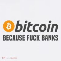 Bitcoin Bitcoin Because Fuck Banks Baby Bodysuit