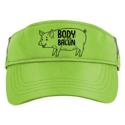 Body By Bacon Graphic Adult Drive Performance Visor