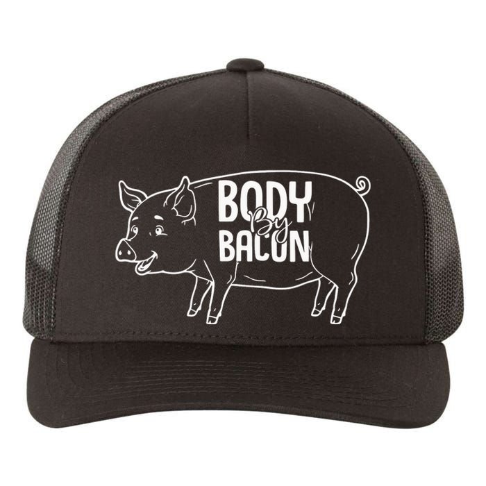 Body By Bacon Graphic Yupoong Adult 5-Panel Trucker Hat