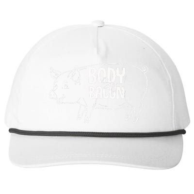 Body By Bacon Graphic Snapback Five-Panel Rope Hat