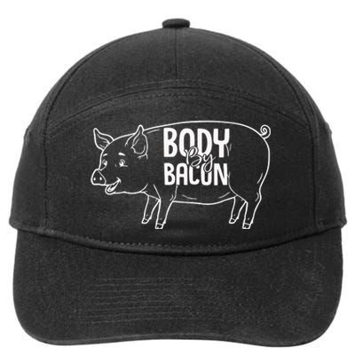 Body By Bacon Graphic 7-Panel Snapback Hat