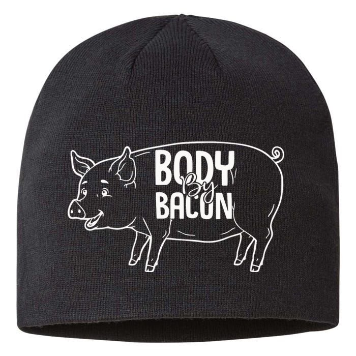 Body By Bacon Graphic Sustainable Beanie