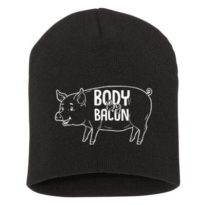 Body By Bacon Graphic Short Acrylic Beanie