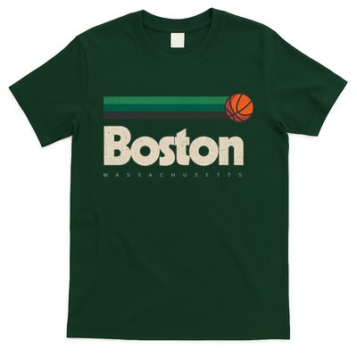 Boston Basketball BBall Massachusetts Green Retro Boston T-Shirt