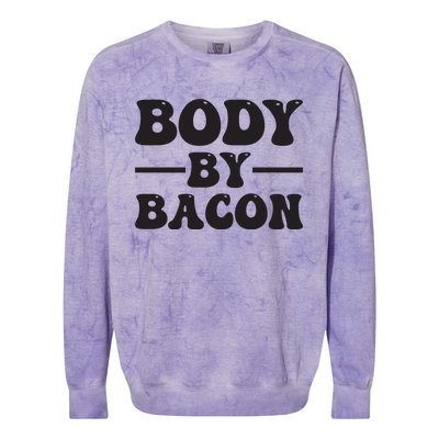 Body By Bacon Colorblast Crewneck Sweatshirt