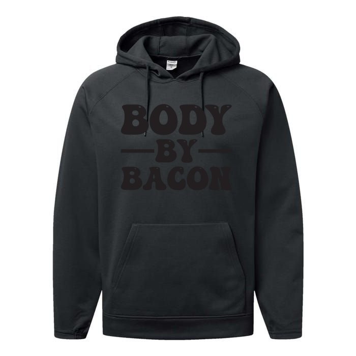 Body By Bacon Performance Fleece Hoodie