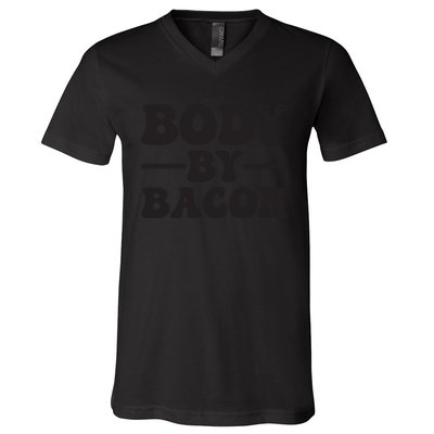 Body By Bacon V-Neck T-Shirt