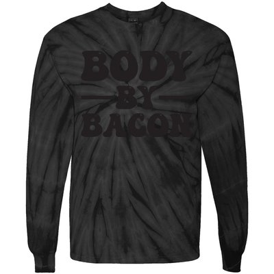 Body By Bacon Tie-Dye Long Sleeve Shirt