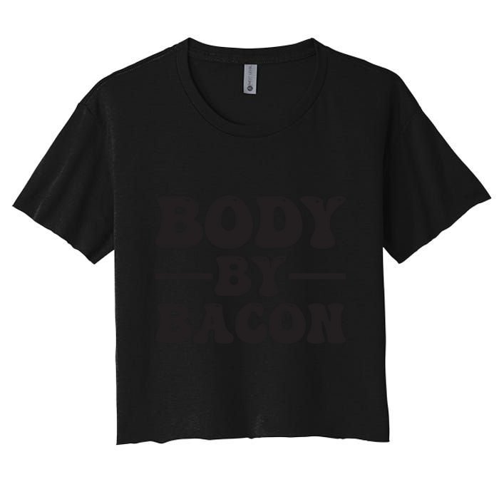 Body By Bacon Women's Crop Top Tee