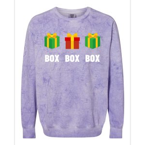 Box Box Box F1 Christmas Classic Colorblast Crewneck Sweatshirt