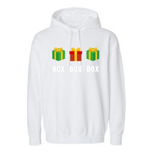 Box Box Box F1 Christmas Classic Garment-Dyed Fleece Hoodie