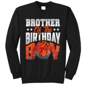 Brother Basketball Birthday Boy Family Baller Bday Party Sweatshirt