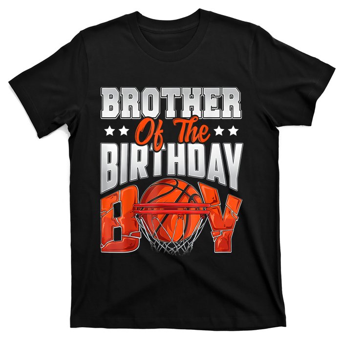 Brother Basketball Birthday Boy Family Baller Bday Party T-Shirt