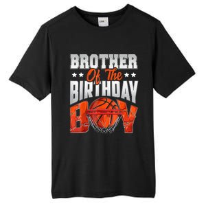 Brother Basketball Birthday Boy Family Baller Bday Party Tall Fusion ChromaSoft Performance T-Shirt