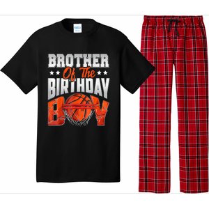 Brother Basketball Birthday Boy Family Baller Bday Party Pajama Set