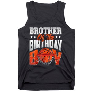 Brother Basketball Birthday Boy Family Baller Bday Party Tank Top