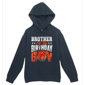 Brother Basketball Birthday Boy Family Baller Bday Party Urban Pullover Hoodie