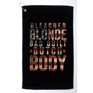 Bleach Blonde Bad Built Butch Body Platinum Collection Golf Towel