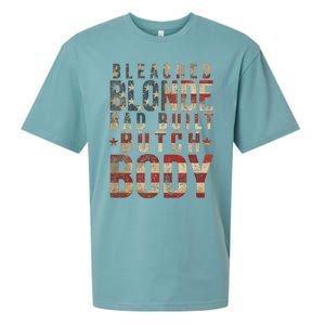 Bleach Blonde Bad Built Butch Body Sueded Cloud Jersey T-Shirt