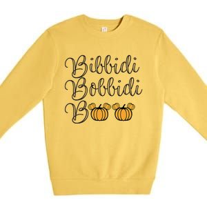 Bippity Boppity Boo Pumpkin Halloween Premium Crewneck Sweatshirt