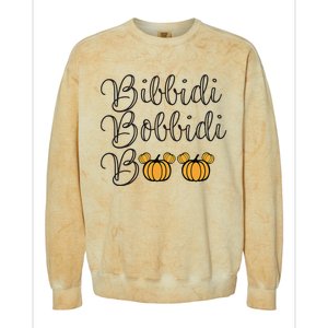 Bippity Boppity Boo Pumpkin Halloween Colorblast Crewneck Sweatshirt