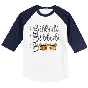 Bippity Boppity Boo Pumpkin Halloween Baseball Sleeve Shirt