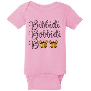 Bippity Boppity Boo Pumpkin Halloween Baby Bodysuit