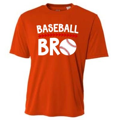 Baseball Bro Best Baseball Brother Baseball PlayerS Brother Gift Cooling Performance Crew T-Shirt