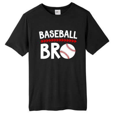 Baseball Bro Best Baseball Brother Baseball PlayerS Brother Gift Tall Fusion ChromaSoft Performance T-Shirt