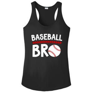 Baseball Bro Best Baseball Brother Baseball PlayerS Brother Gift Ladies PosiCharge Competitor Racerback Tank