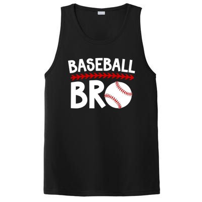 Baseball Bro Best Baseball Brother Baseball PlayerS Brother Gift PosiCharge Competitor Tank