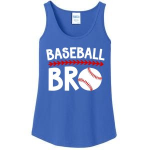 Baseball Bro Best Baseball Brother Baseball PlayerS Brother Gift Ladies Essential Tank