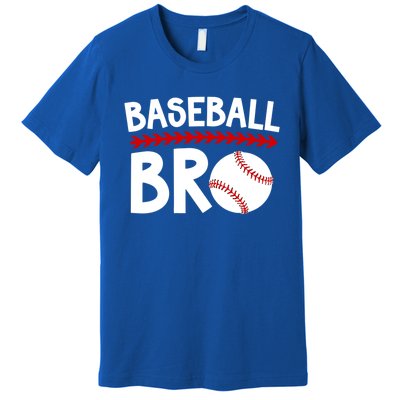 Baseball Bro Best Baseball Brother Baseball PlayerS Brother Gift Premium T-Shirt