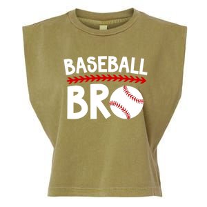 Baseball Bro Best Baseball Brother Baseball PlayerS Brother Gift Garment-Dyed Women's Muscle Tee