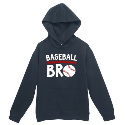 Baseball Bro Best Baseball Brother Baseball PlayerS Brother Gift Urban Pullover Hoodie