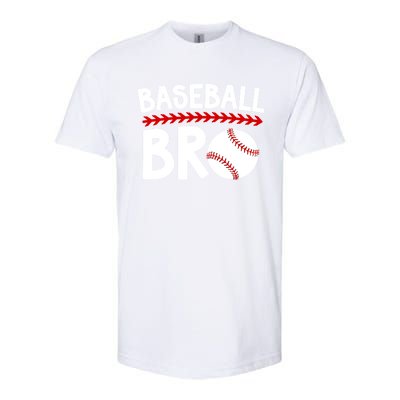 Baseball Bro Best Baseball Brother Baseball PlayerS Brother Gift Softstyle CVC T-Shirt