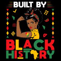 Built By Black History Black History Month African Button