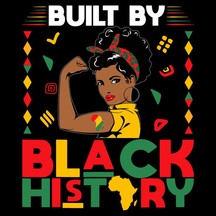 Built By Black History Black History Month African Button